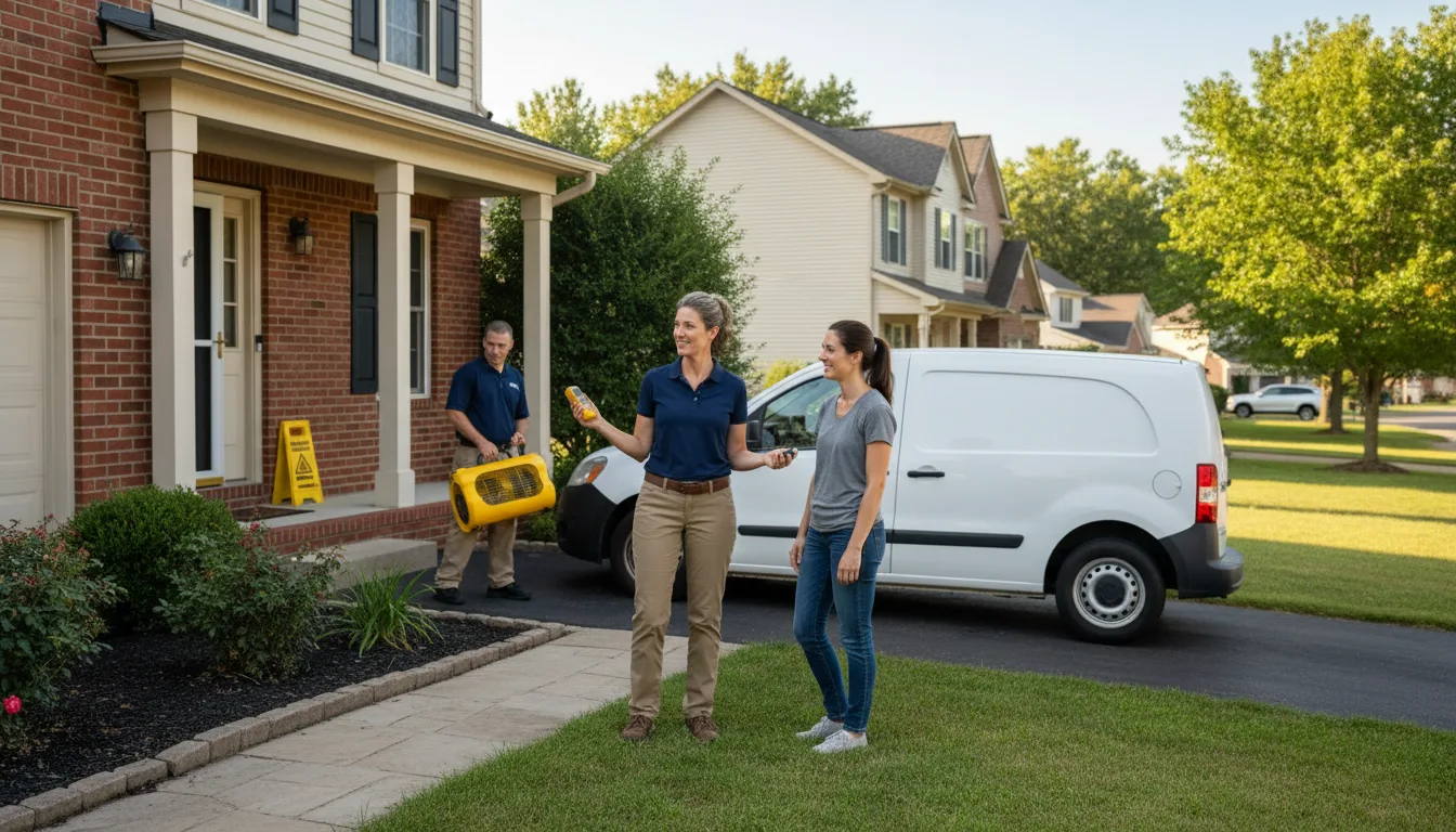 Water restoration image for Home Water Damage Repair in King William, VA